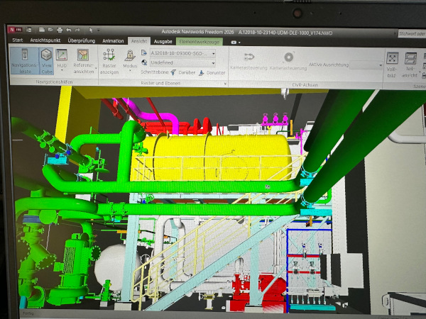 Technische Prüfung und Abnahme einer industriellen Anlage